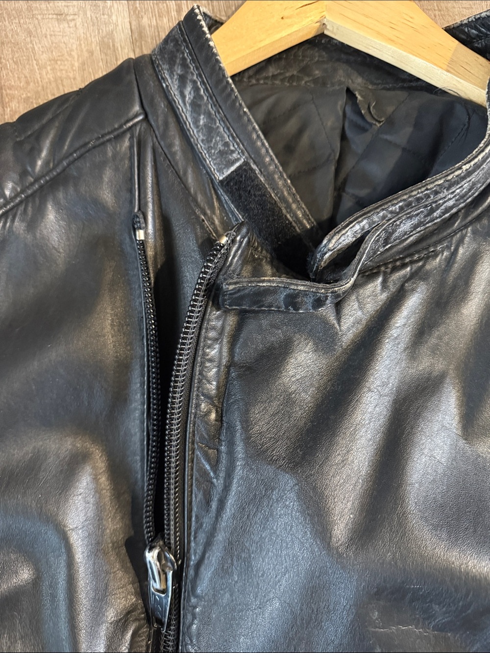 Taurus Leather Biker Racing Jacket Men’s - Picture 10 of 12